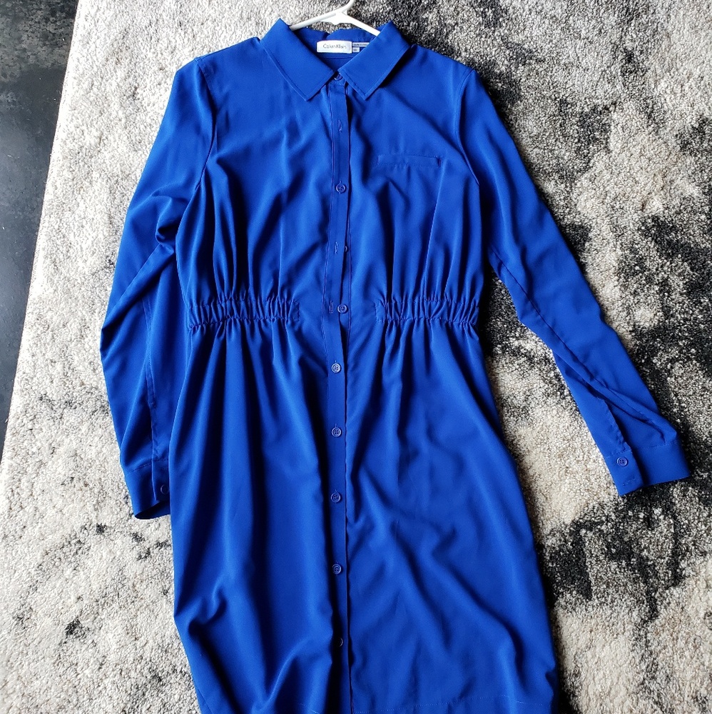 Calvin Klein Shirt Dress Brand New